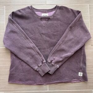 Revtown XS Purple Sweatshirt Women Small Crewneck Cotton Fleece Made in Canada